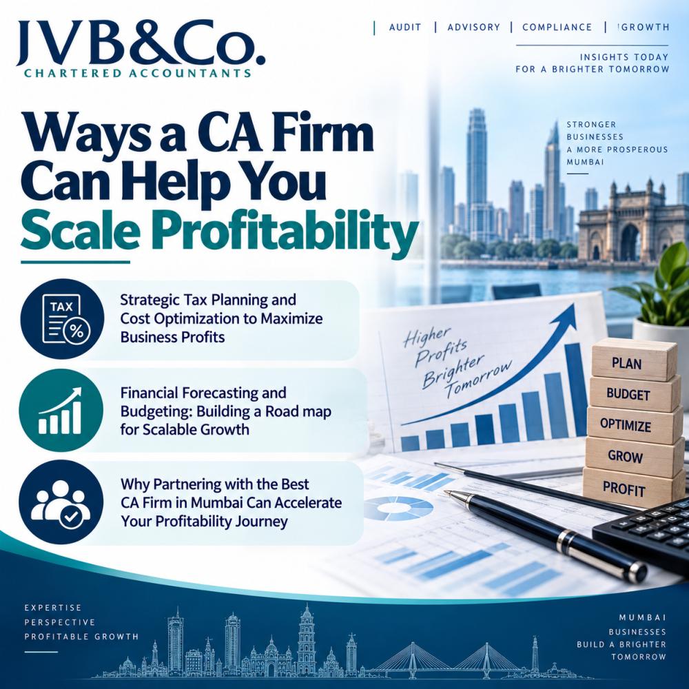 Ways a CA Firm Can Help You Scale Profitability